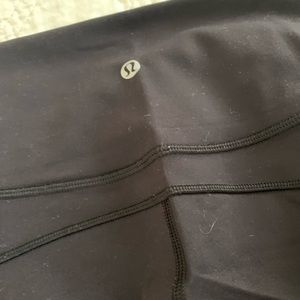 Lululemon Black High Waisted In Movement Pant Black